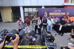 Polres Bojonegoro Kembalikan 3 Motor Korban Curanmor, Gratis !